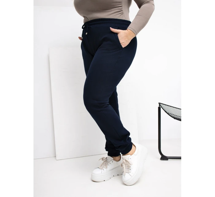 RV DR 6301.88 Teplákové nohavice tmavomodré