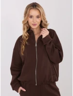 Bluza SM BL model 21782313 ciemny brązowy - FPrice Bluza SM BL model 21782313 ciemny brązowy - FPrice