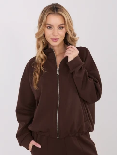 Mikina SM BL A1562.33 tmavohnedá