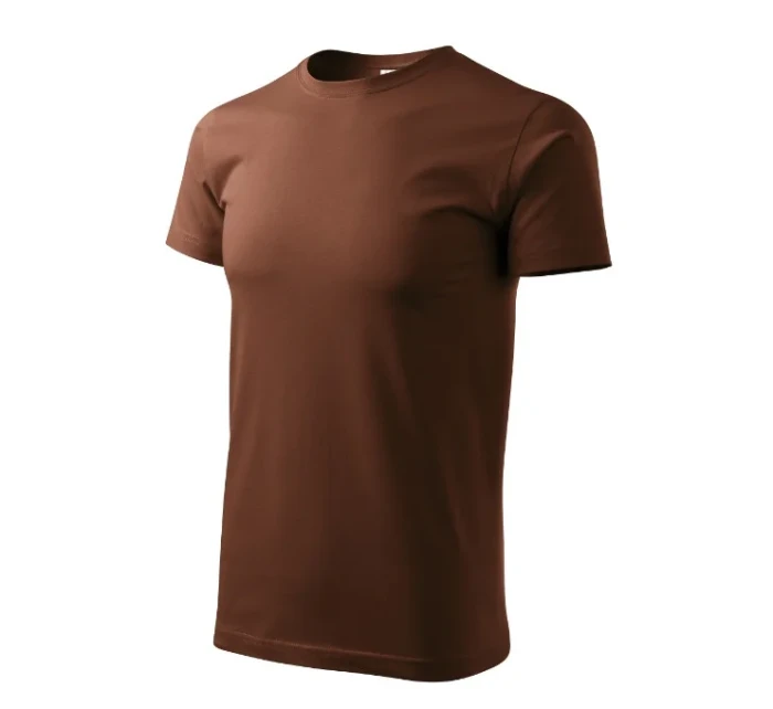 Základné tričko pre mužov čokoláda