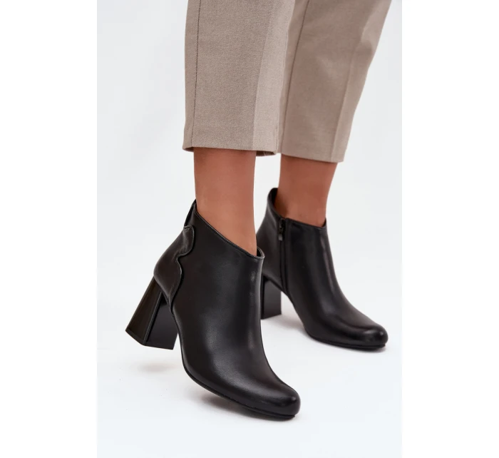 Topánky na podpätku model 222725 Step in style