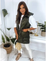Dámská vesta zelená Dstreet model 21964784 - FashionStreet