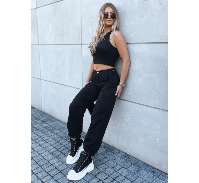 Dámské padákové kalhoty černé model 21970859 - FashionStreet