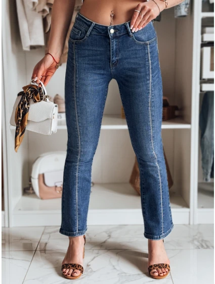 Dámské džínové kalhoty do  modré Dstreet model 21985415 - FashionStreet