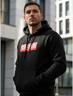 SIEMA pánska mikina s kapucňou čierna FashionStreet NX0031B