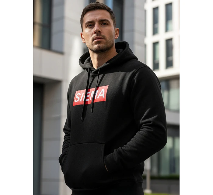 SIEMA pánska mikina s kapucňou čierna FashionStreet NX0031B