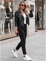 Jeansy damskie mom fit z wysokim stanem czarne FashionStreet ZY3115 Jeansy damskie mom fit z wysokim stanem czarne FashionStreet ZY3115