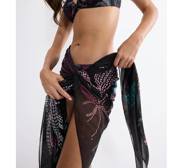 Plážové pareo MyWear - BLACK COMBINATION - TRIUMPH BLACK COMBINATION - TRIUMPH