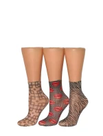 Dámske vzorované ponožky Magnetism lycra 20 den