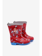 Dětské holínky hasič červené Breezly Dětské holínky hasič červené Breezly