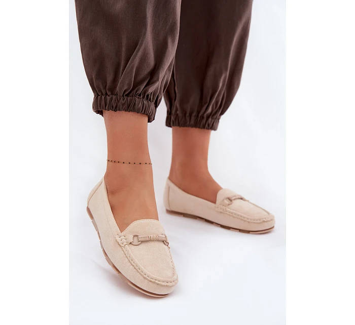Dámské mokasíny ploché béžové Olisa Dámské mokasíny ploché béžové Olisa