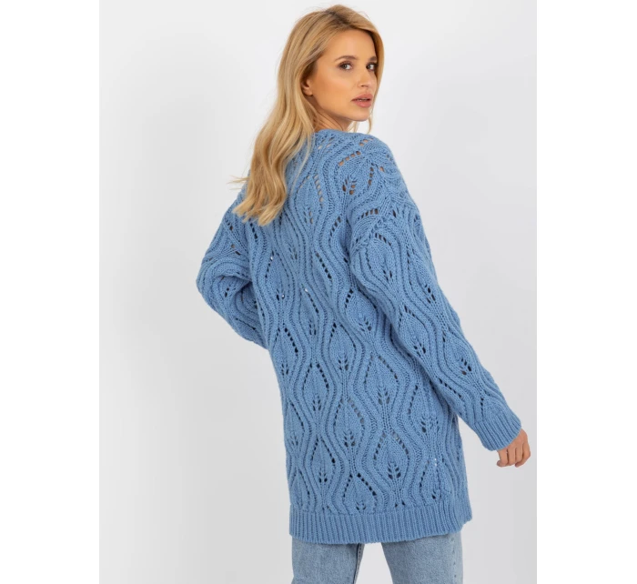 Kardigan BA SW model 21409521 niebieski - FPrice Kardigan BA SW model 21409521 niebieski - FPrice