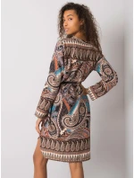 Šaty DHJ SK 5766 1.32X čierna a béžová Šaty DHJ SK 5766 1.32X čierna a béžová