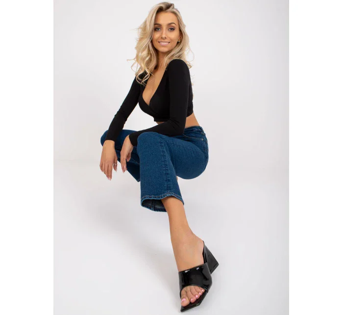 Džínsy RO nohavice SP 2402.10 tmavo modrá