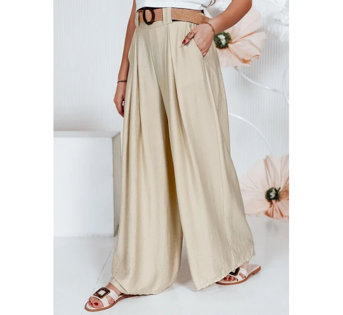 Dámské kalhoty beige model 21989291 - Dstreet