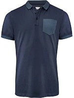 Polo Men Pánské piqué polo z těžké bavlny "TwoTone" navy model 22453674 - James Harvest Polo Men Pánské piqué polo z těžké bavlny "TwoTone" navy model 22453674 - James Harvest