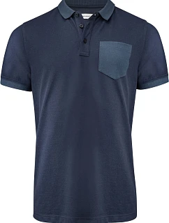 Polo Men Pánské piqué polo z těžké bavlny "TwoTone" navy model 22453674 - James Harvest