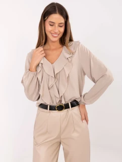Bluzka MI BZ model 21421277 ciemny bezowy - FPrice