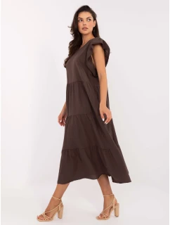 Sukienka TW SK BI 6 model 21204727 ciemny brązowy - FPrice