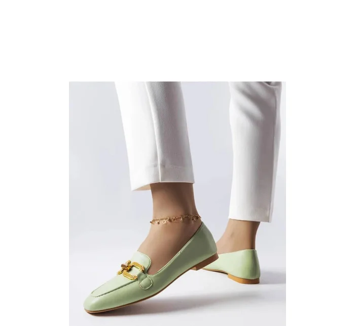 Dámske mokasíny K205 zelené - Solea