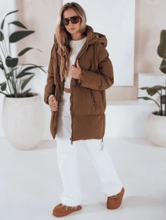 Dámska prešívaná bunda LETLIS camel FashionStreet TY3245