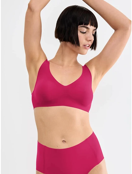 Podprsenka sloggi ZERO Feel 2.0 Soft, červená Berry – SLOGGI Podprsenka sloggi ZERO Feel 2.0 Soft, červená Berry – SLOGGI