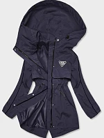 Dámska tmavomodrá bunda s tenkou podšívkou (B8119-3)