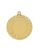 Medal złoty z miejscem na emblemat 25 mm - medal stalowy