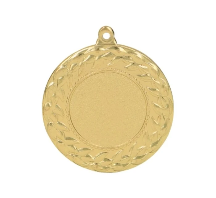 Medal złoty z miejscem na emblemat 25 mm - medal stalowy