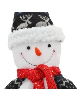 DEKORATÍVNY SNEHULIAK 50CM SIVÝ