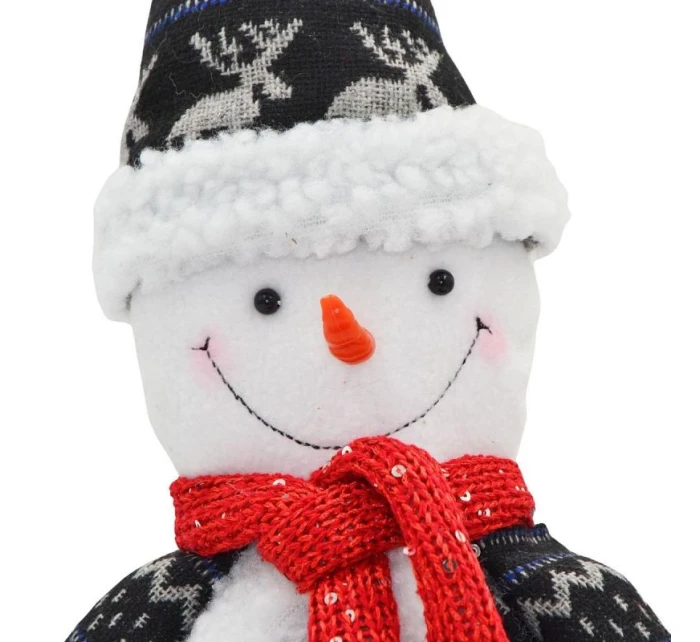 DEKORATÍVNY SNEHULIAK 50CM SIVÝ