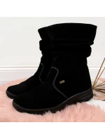 RIEKER W RKR130 zateplené kožené čižmy RIEKER W RKR130 zateplené kožené čižmy