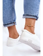 Dámské hladké nízké tenisky Big Star model 21608589 Bílé - Big Star Shoes