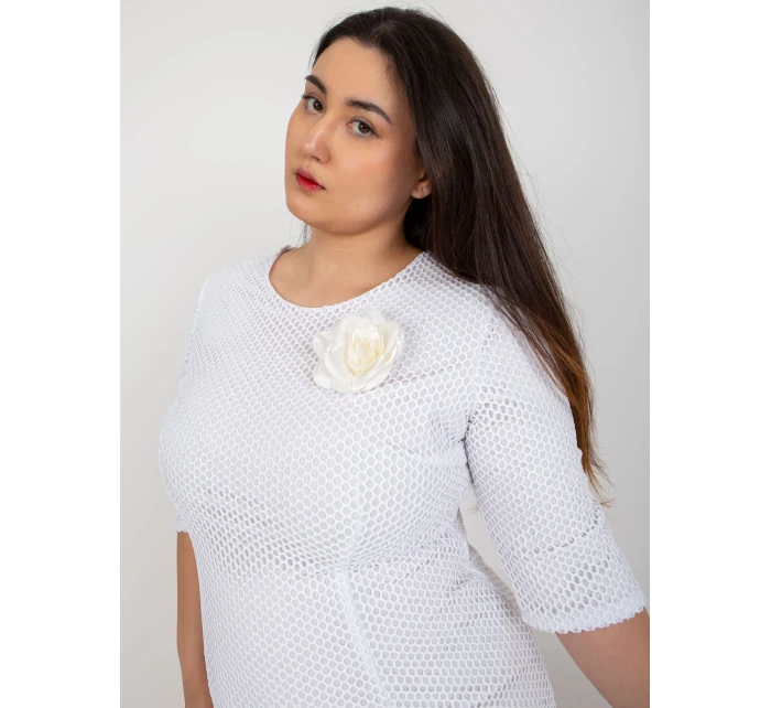 LK SK 506721 šaty.69 biela LK SK 506721 šaty.69 biela