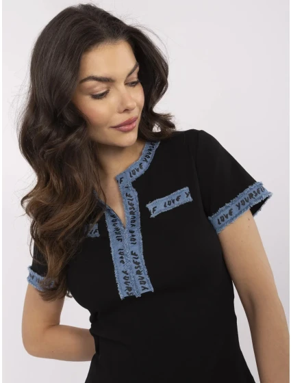 Tričko NM TS model 21015087 černé - FPrice Tričko NM TS model 21015087 černé - FPrice