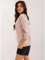 Bluzka RV BZ model 20180334 beżowy - FPrice Bluzka RV BZ model 20180334 beżowy - FPrice