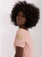 Bluzka TW BZ model 18730005 jasny różowy - FPrice Bluzka TW BZ model 18730005 jasny różowy - FPrice