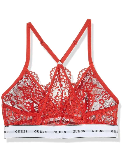 Dámská krajková podprsenka  Červená  model 15782866 - Guess