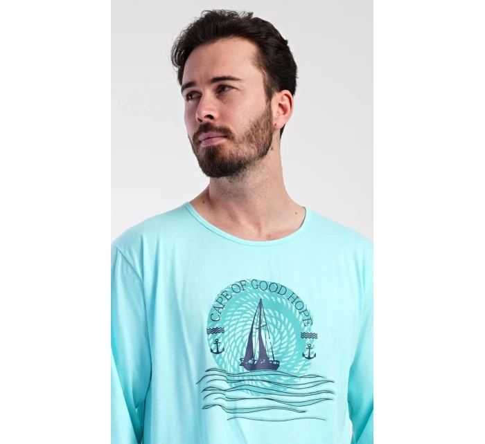 Pánská noční košile s dlouhým rukávem model 21822084 - Vienetta