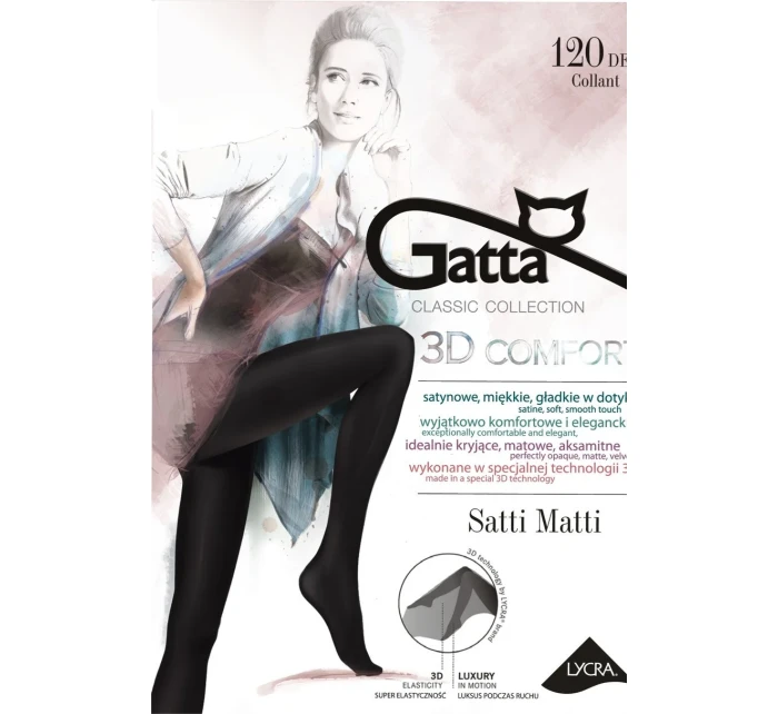 SATT MATTI 120 - Pančuchové nohavice 3D 120 DEN - GATTA