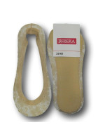 Dámske ponožky baleríny - silikón, čipka 1092