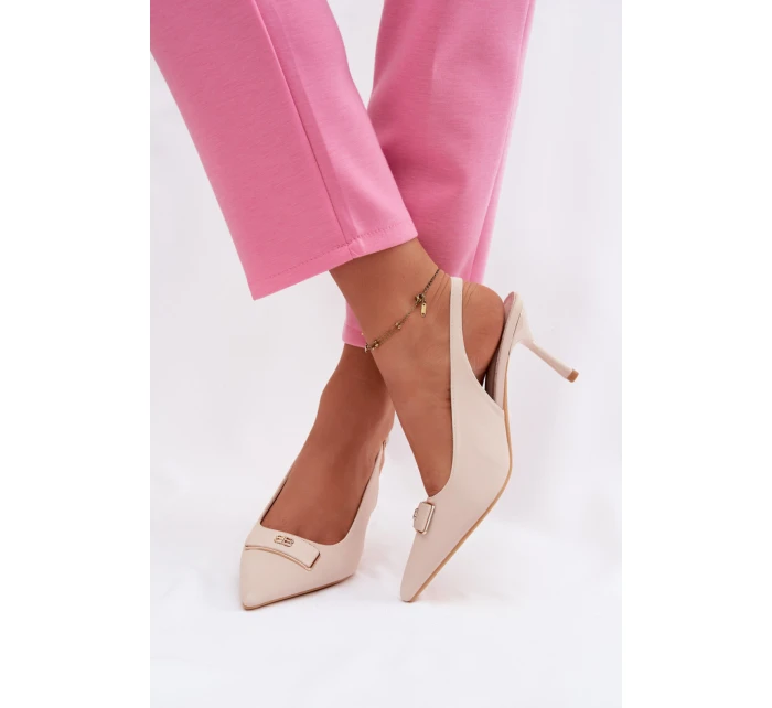 Lodičky s ihlovým podpätkom model 223861 Krok vo veľkom štýle