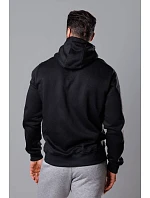 Černá pánská rozepínací mikina s kapucí model 18344959 - J.STYLE