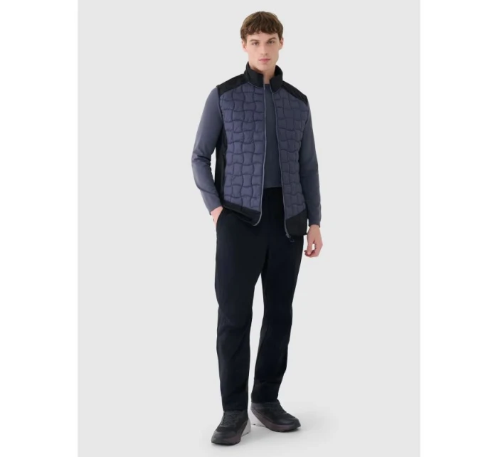 Pánská péřová trekingová vesta s výplní Primaloft Black model 21433529 pánské - 4F