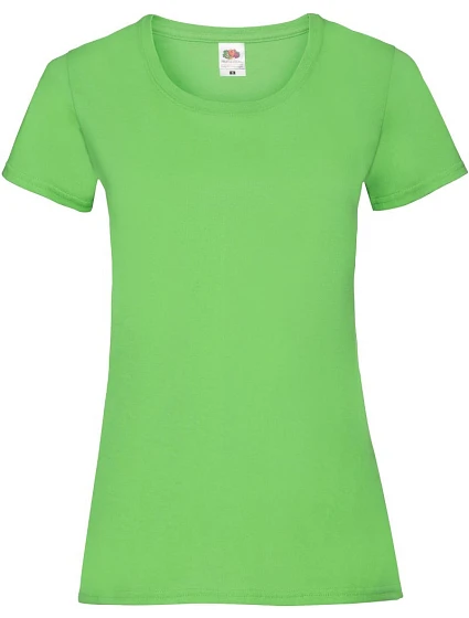 Fruit of the Loom Lady-Fit Valueweight T Dámske tričko 16.1372 limetková Fruit of the Loom Lady-Fit Valueweight T Dámske tričko 16.1372 limetková