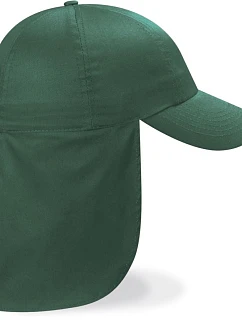Beechfield B 11B Detská 6-panelová čiapka „Legionnaire Style“ 53.011B fľaškovozelená