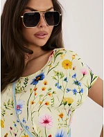 Blúzka D73771AG10978AA svetložltá