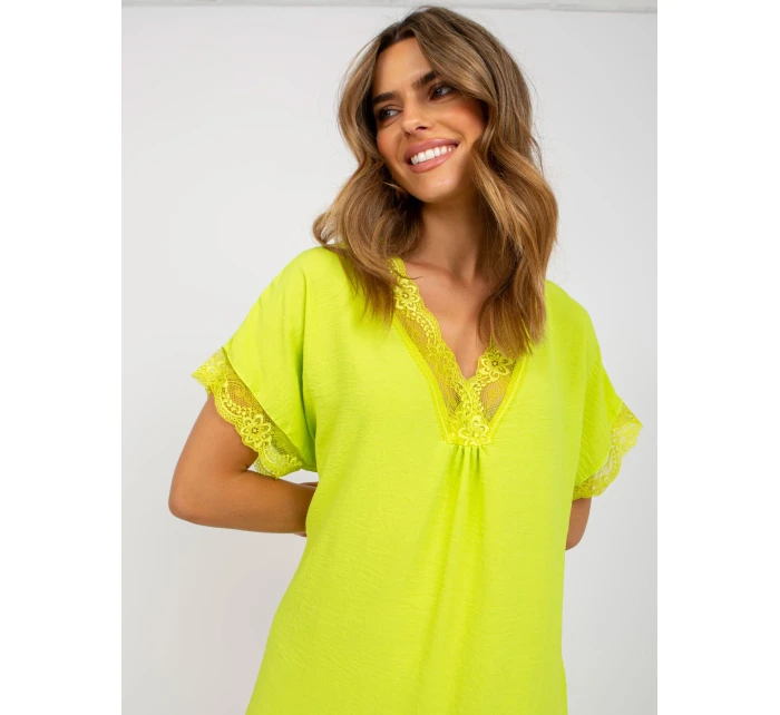 Šaty DHJ SK model 17388170 vápno - FPrice