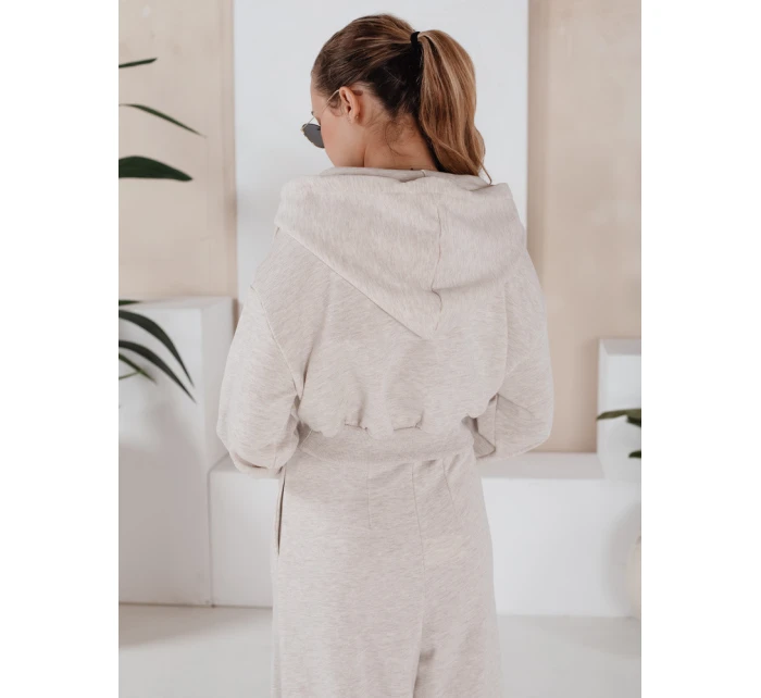 Dámský komplet kalhot a mikiny beige Dstreet model 21970728 - FashionStreet