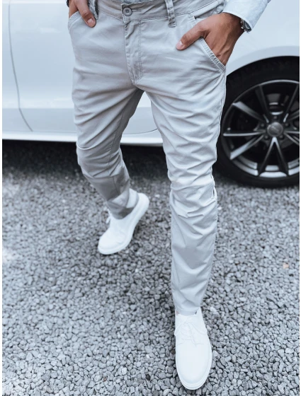 Pánské tmavě šedé chinos kalhoty Dstreet model 21976823 - FashionStreet